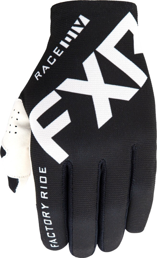 

FXR Slip-On Lite MX Gear Молодежные мотокросс перчатки, черный/белый