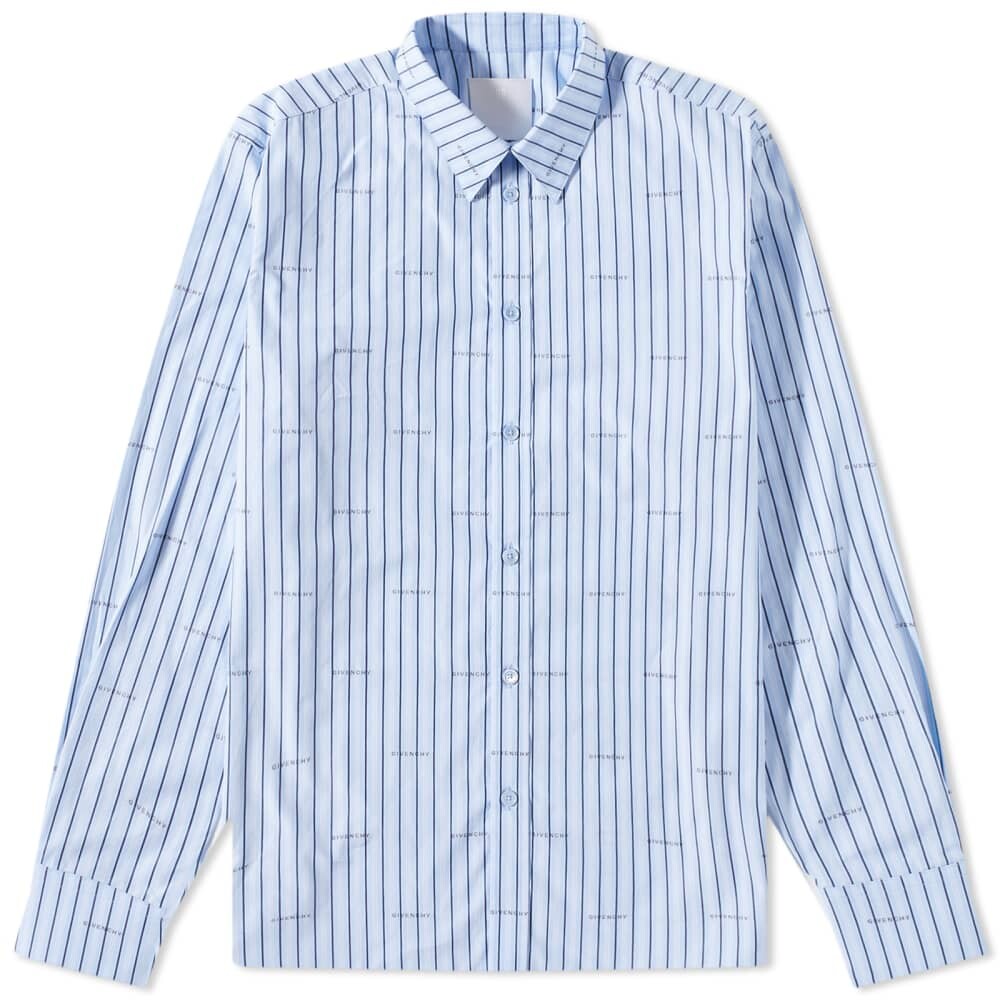 

Рубашка Givenchy Repeat Logo Long Sleeve Stripe Shirt
