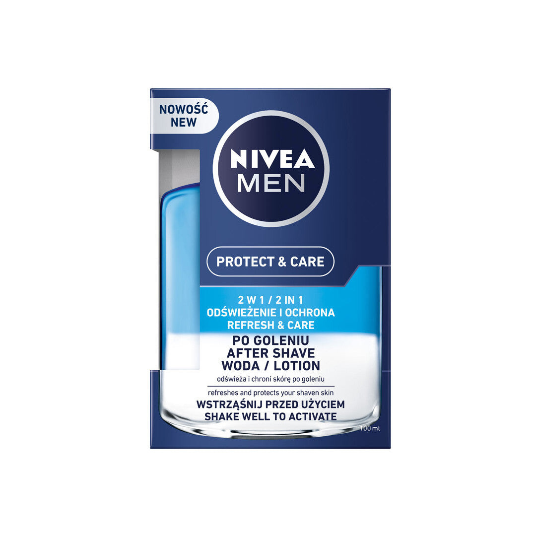 

Nivea Men Protect & Care лосьон после бритья 2в1 100мл