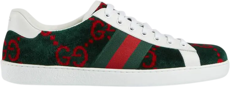 

Кроссовки Gucci Ace GG Terry Cloth Green, зеленый