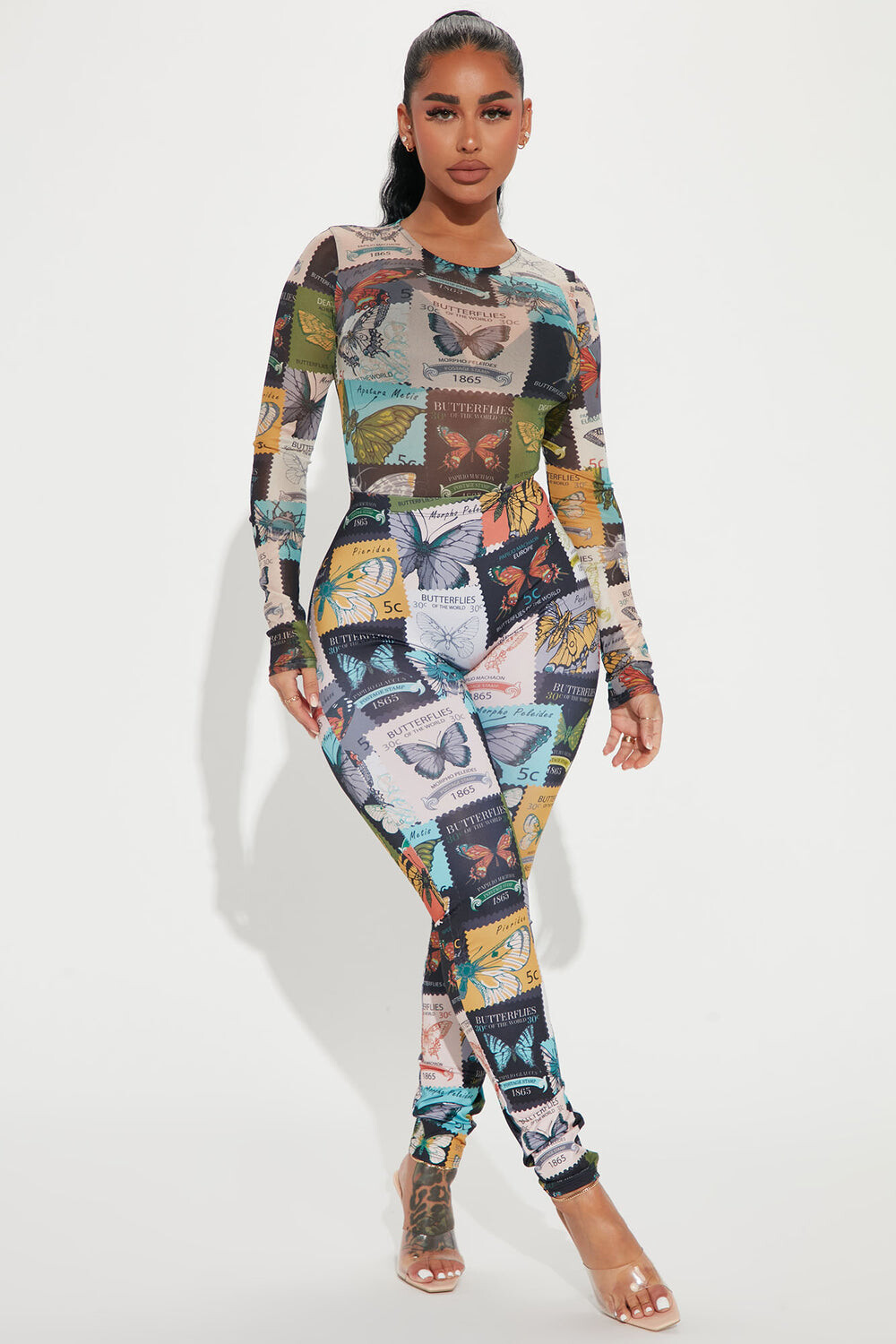 

Леггинсы Fashion Nova TP16256, разноцветный