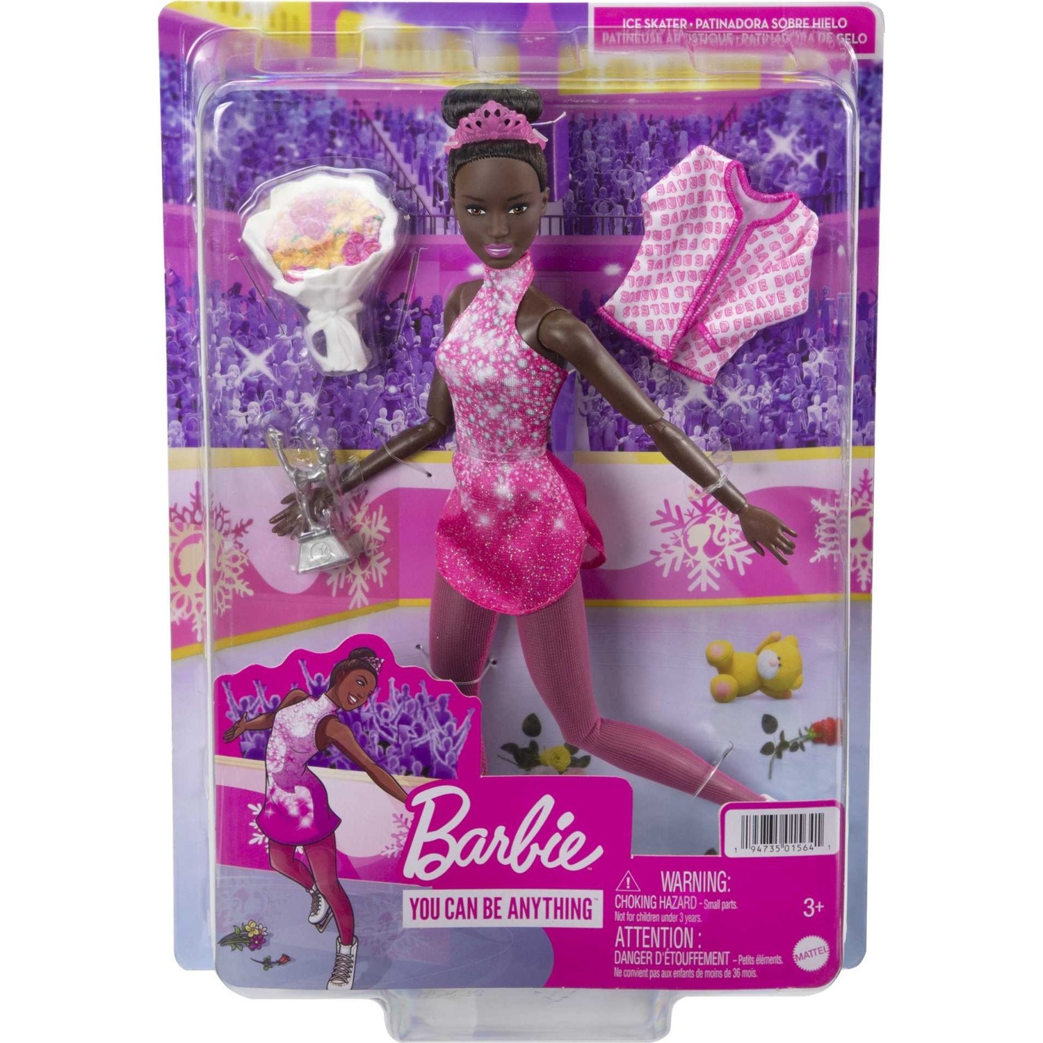 Кукла Barbie фигуристка – заказать из-за границы с доставкой в  «CDEK.Shopping»