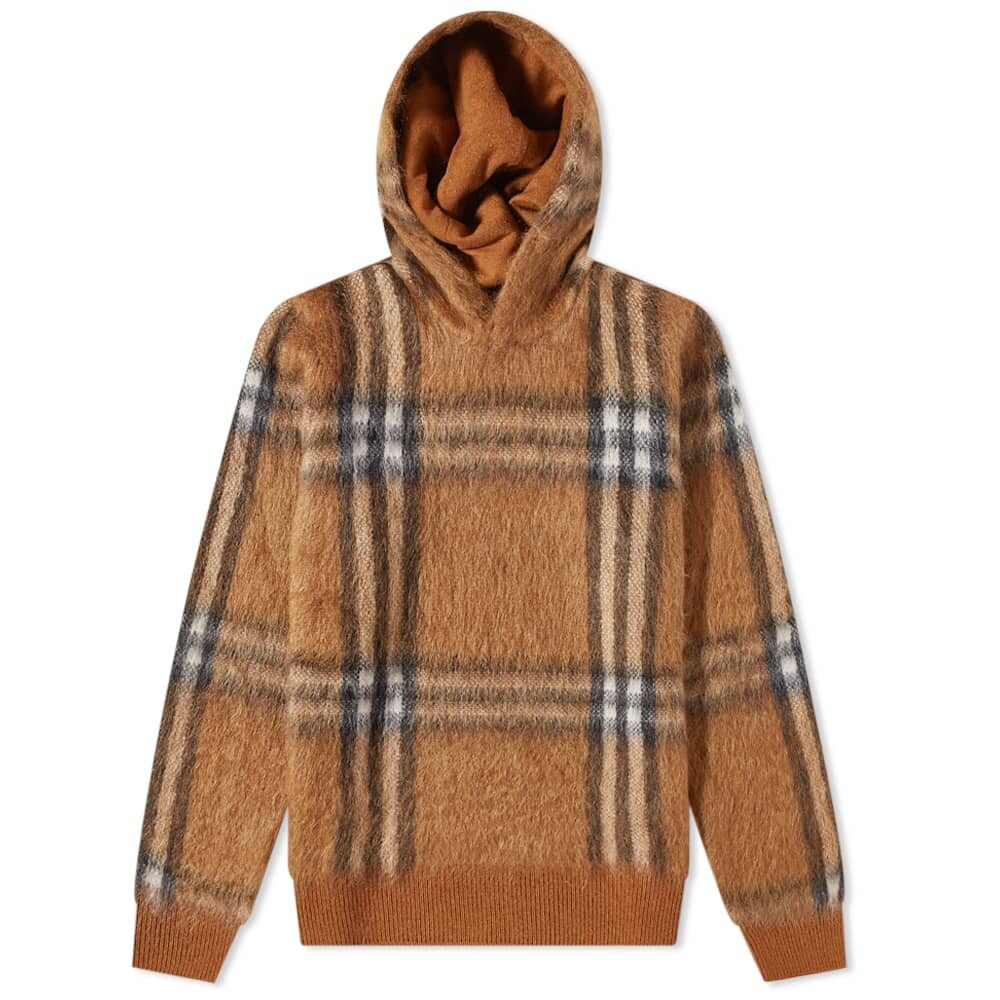 

Толстовка Burberry Malone Check Mohair Hoody, Коричневый