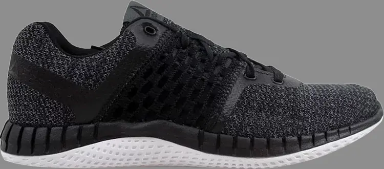 

Лимитированные кроссовки print run ultraknit 'black coal' Reebok, черный