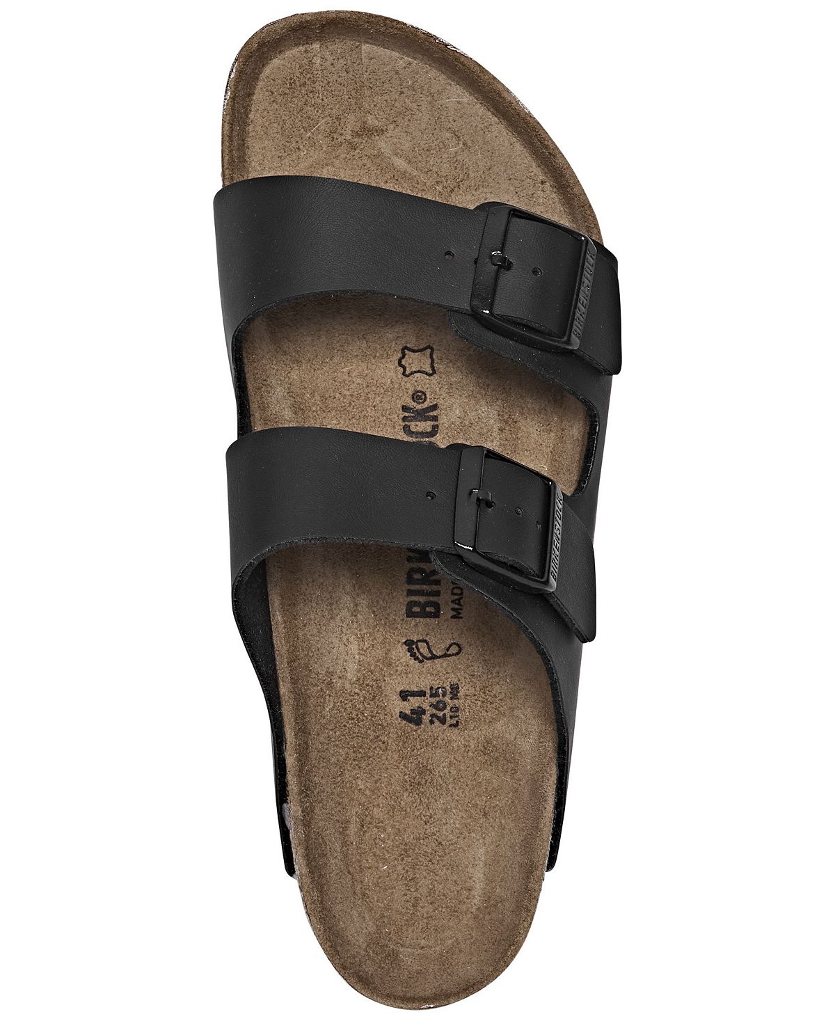 Мужские сандалии с двумя ремешками arizona birko-flor от finish line  Birkenstock, черный