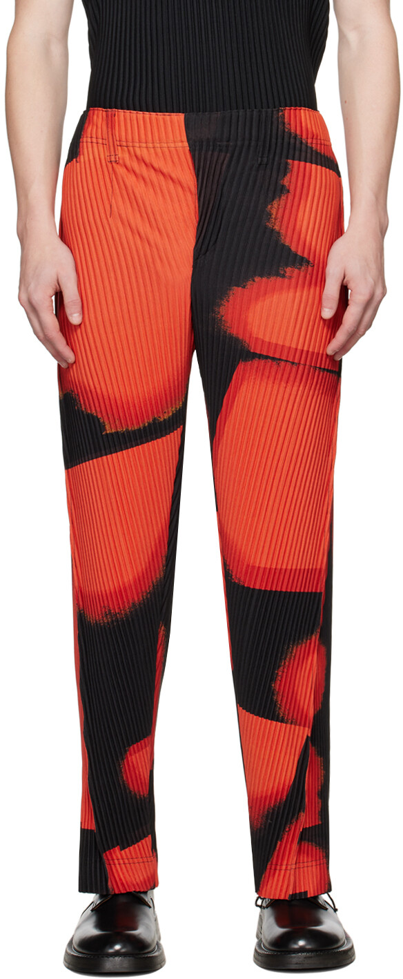 

Брюки с красными фонарями Homme Plissé Issey Miyake