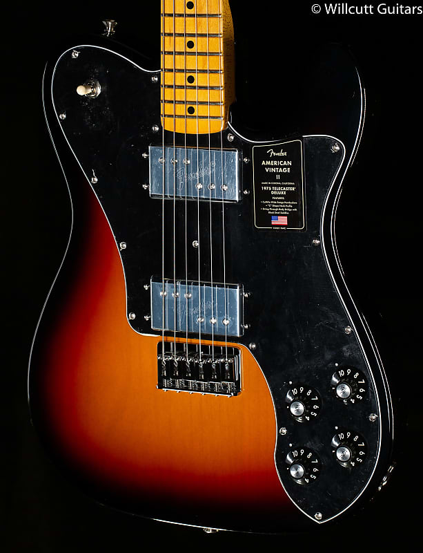 цена Fender American Vintage II 1975 Telecaster Deluxe 3-Color Sunburst (603) Fender American II Telecaster Deluxe (603)