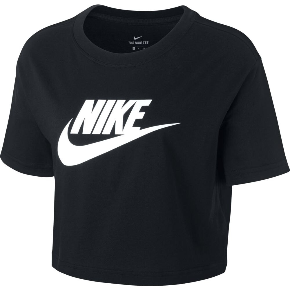 

Футболка Nike Sportswear Essential Icon Futura Crop, черный