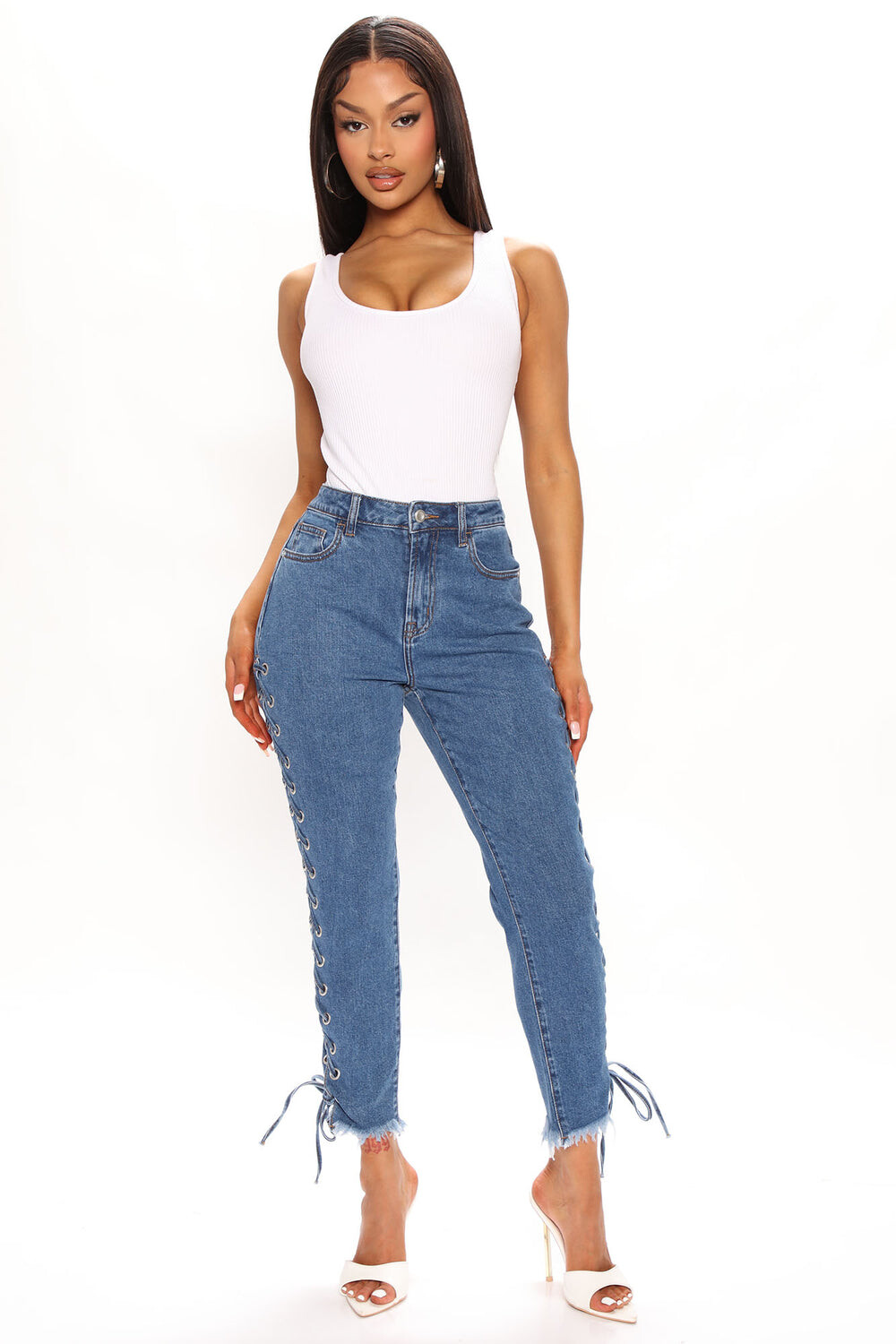 

Джинсы скинни Fashion Nova N4166HB, синий