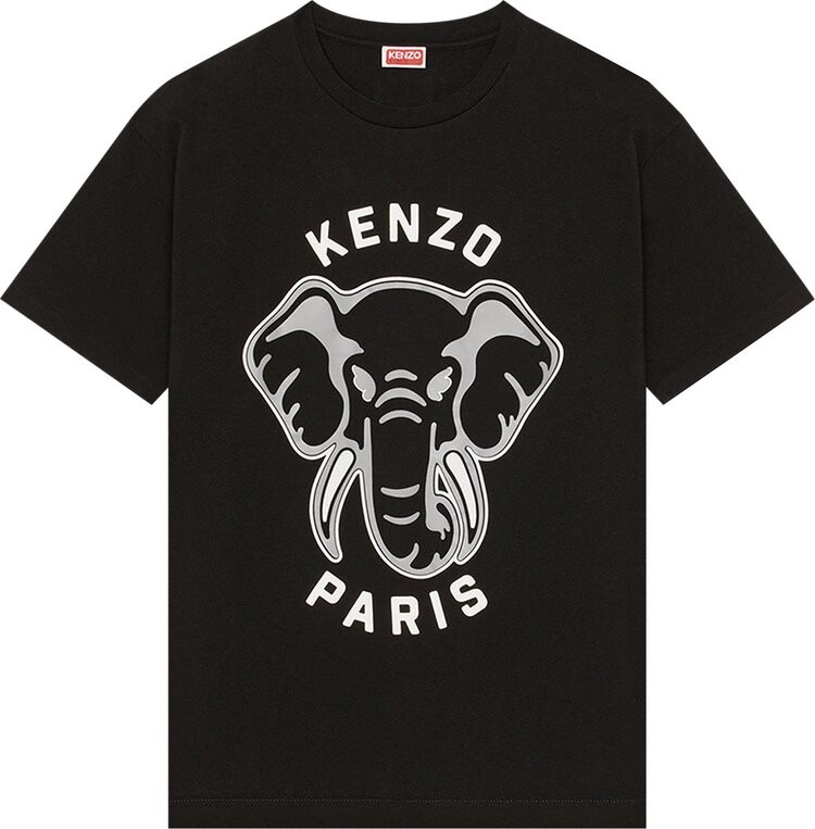 

Футболка Kenzo Oversize T-Shirt Black, черный