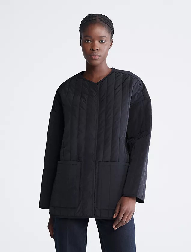 Куртка Calvin Klein Quilted Liner, кремовый
