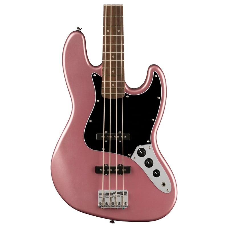 

Squier Affinity Series Jazz Bass, накладка на гриф Laurel, бордовый туман
