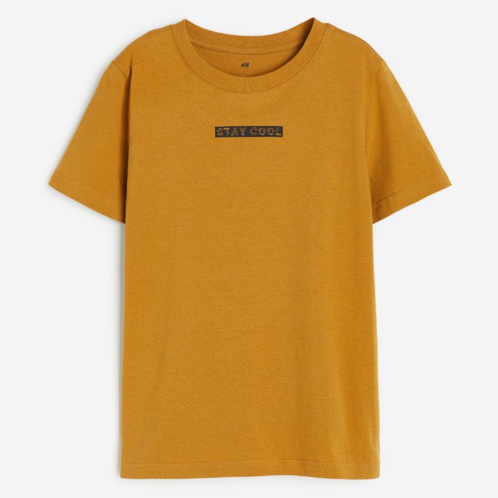 

Футболка H&M Cotton, светло-коричневый