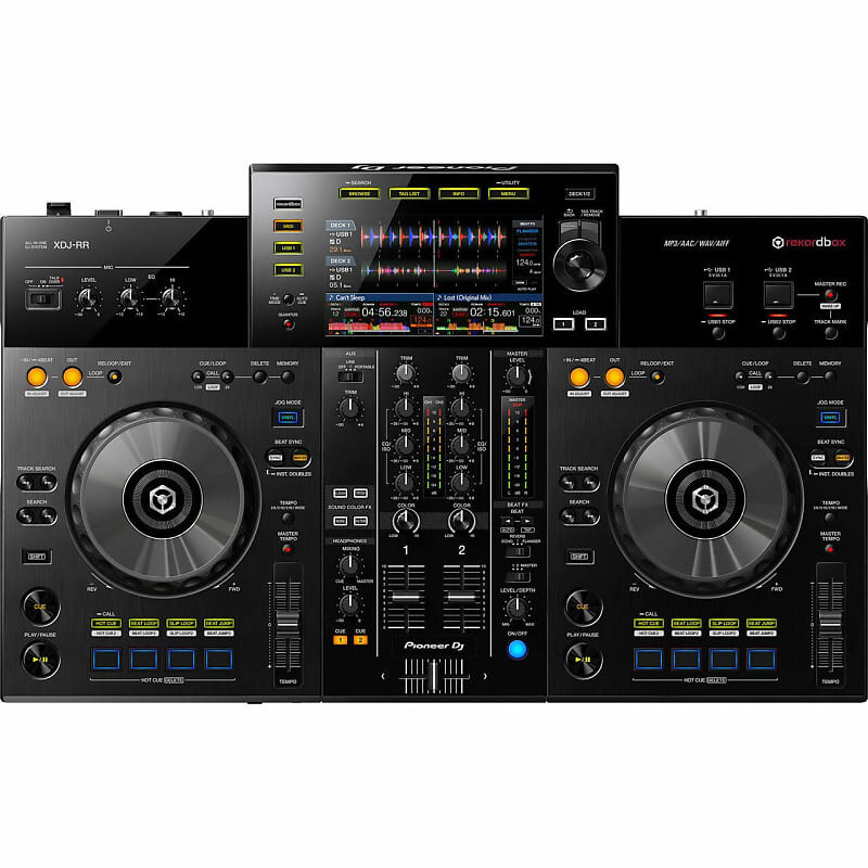 

Pioneer DJ XDJ-RR 2-канальный DJ-контроллер Rekordbox All-In-One с двумя портами USB DJ XDJ-RR 2-Channel Rekordbox All-In-One DJ Controller w/ USB