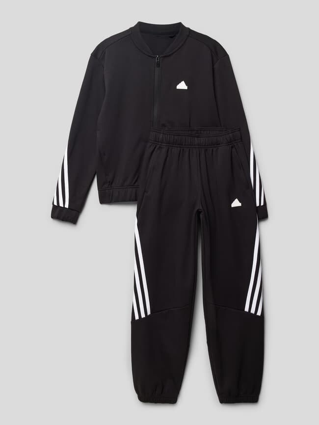 

Спортивный костюм с характерными для этикетки полосками ADIDAS SPORTSWEAR, черный