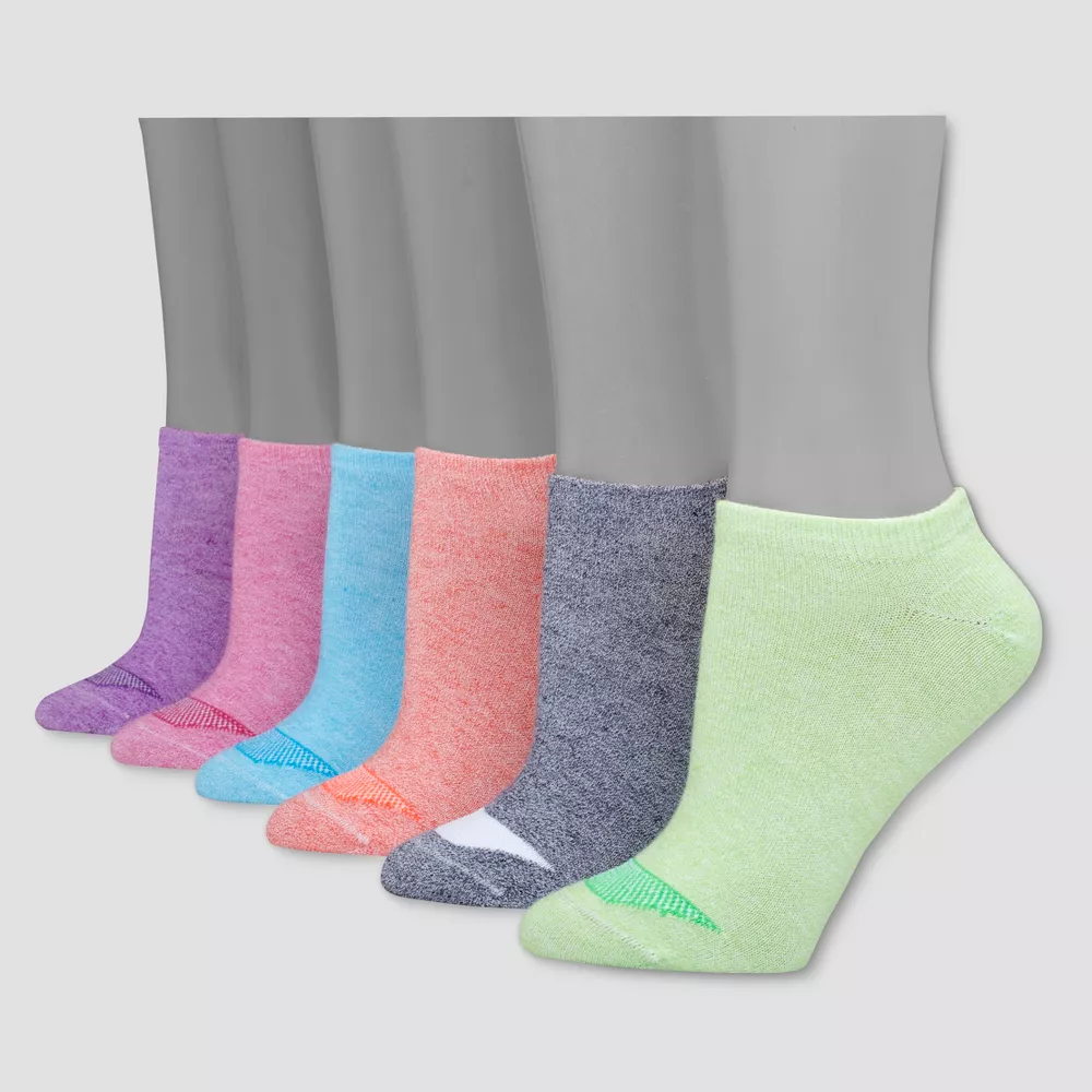 

Носки Hanes Premium Women's Cool Comfort Lightweight 6pk No Show, цвет Assorted