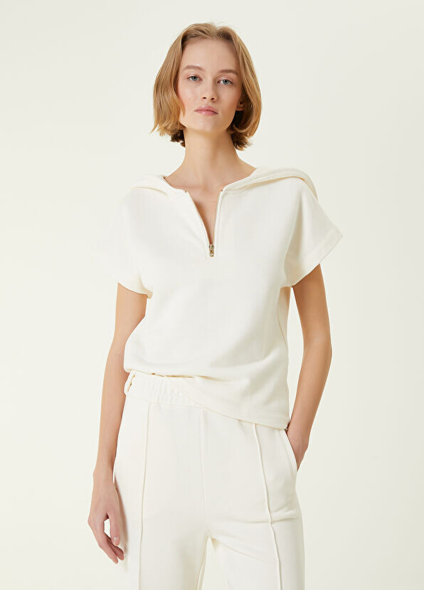 

Толстовка с воротником Beymen Collection, белый