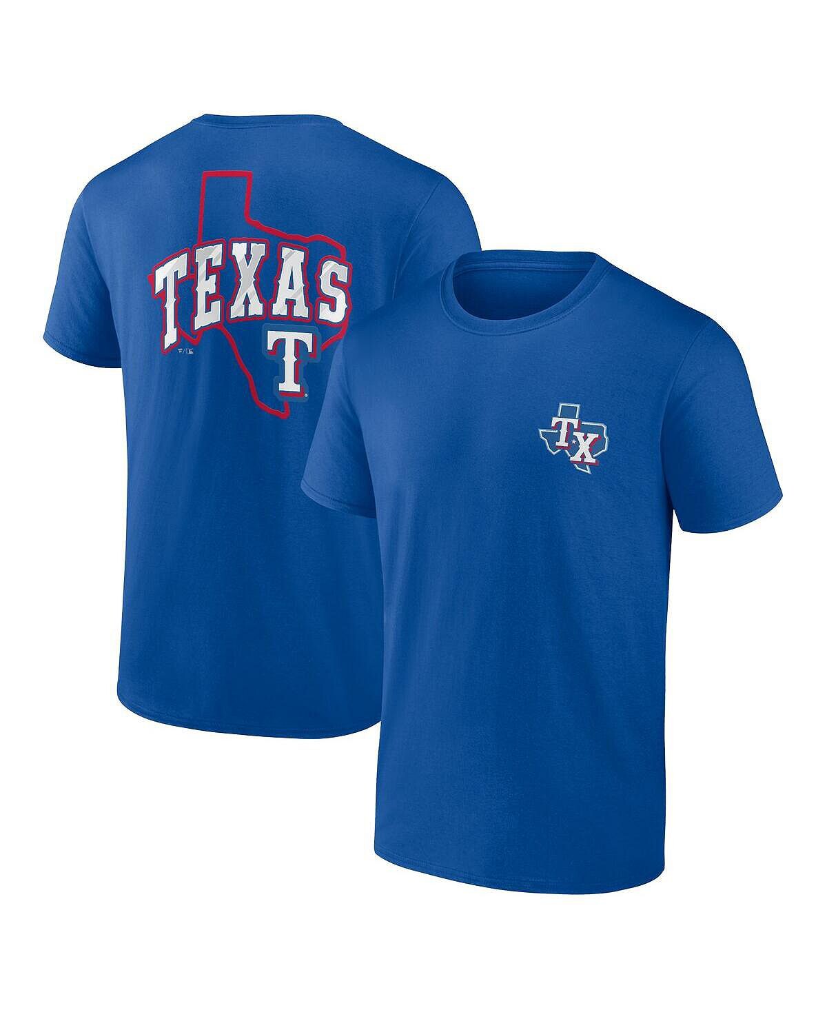 

Мужская фирменная футболка royal texas rangers iconic bring it Fanatics