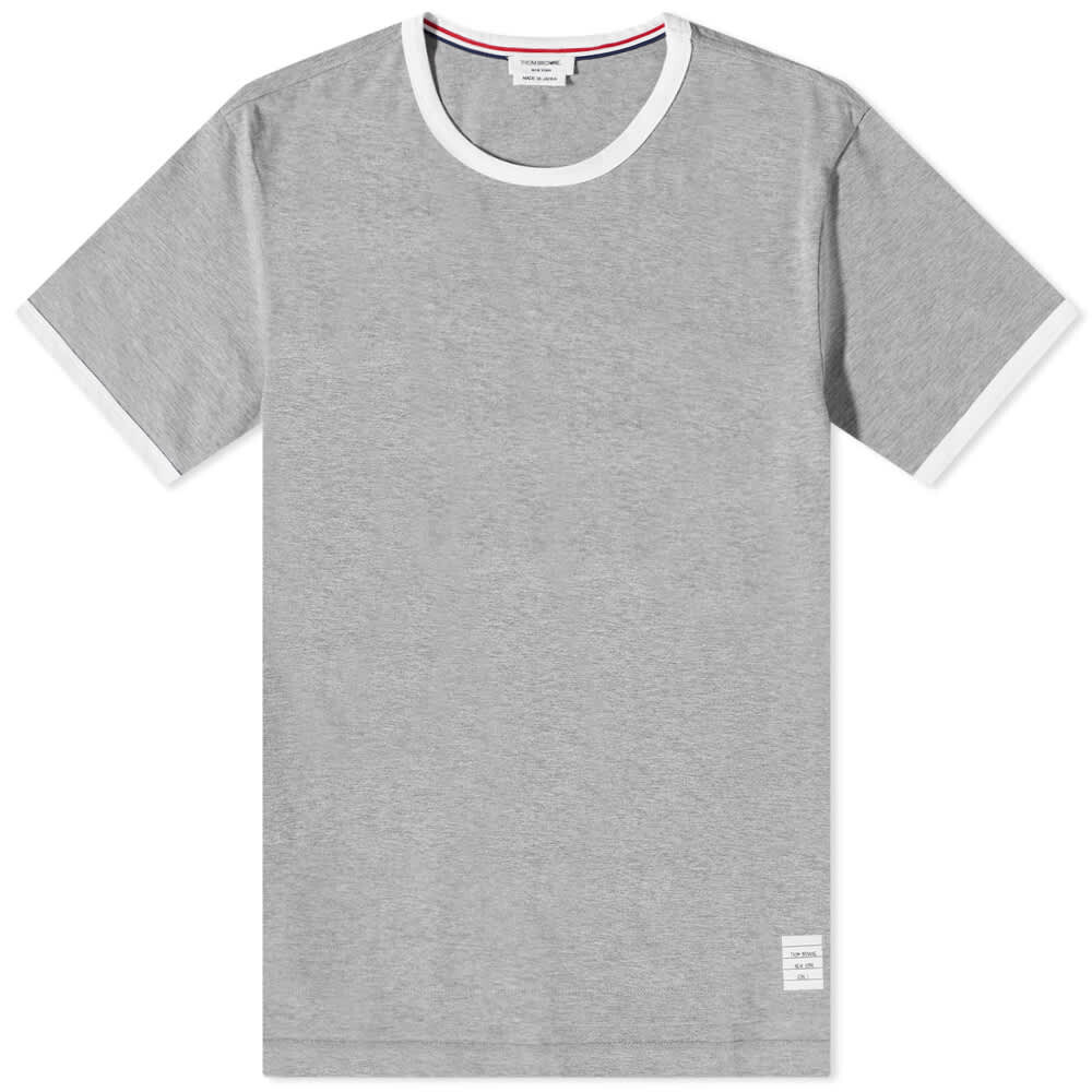 

Футболка Thom Browne Ringer Tee, Серый