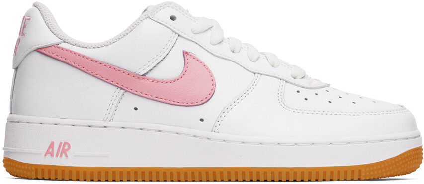 

Кроссовки Nike Air Force 1 Low Retro, бело-розовый