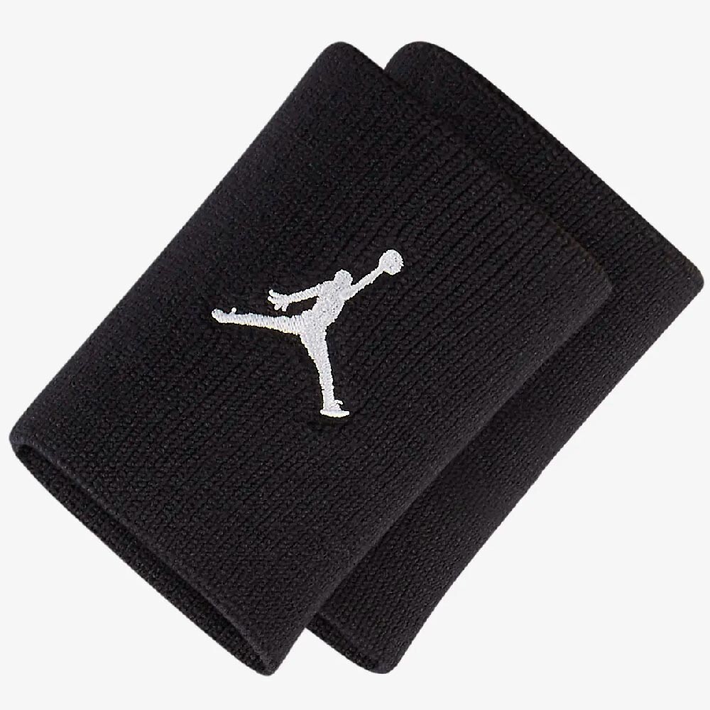 

Спортивные браслеты Nike Jordan Jumpman Wristbands, черный/белый