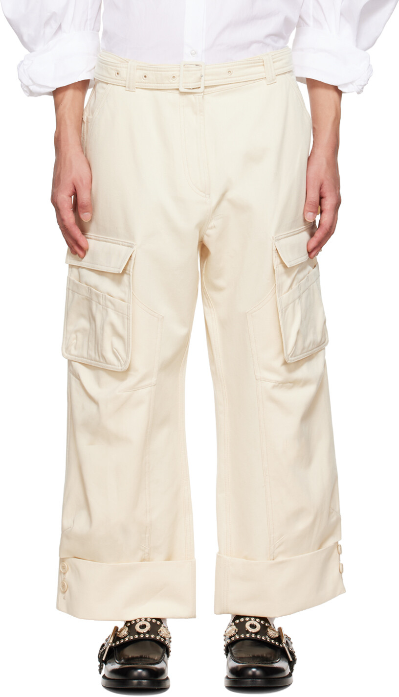

Эксклюзивные брюки-карго SSENSE Off-White Sculpt Simone Rocha