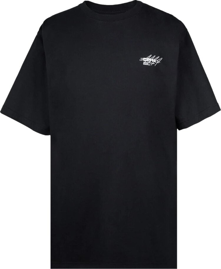 

Футболка C2H4 Sculpture Print T-Shirt 'Black', черный