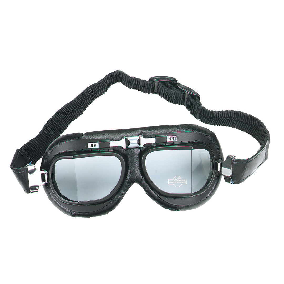 Мотоциклетные очки Booster Mark 4 с логотипом, черный