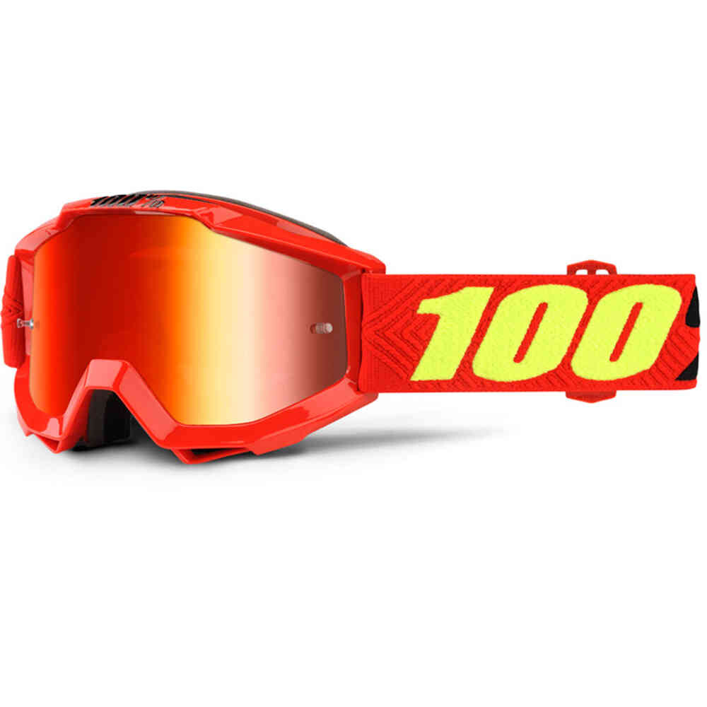 

100% Accuri Extra Дети Мотокросс очки, красный/желтый