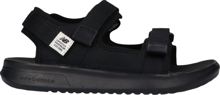 Сандалии New Balance 750 Sandal Kids Wide 'Black', черный