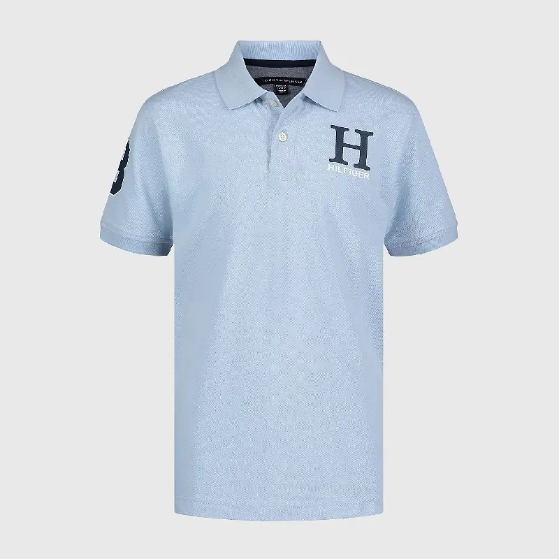 

Футболка-поло Tommy Hilfiger Big Kids' H, голубой