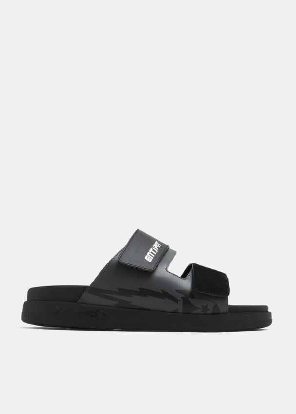 

Сандалии ENTERPRISE JAPAN Velcro sandals, черный