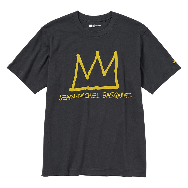

Футболка Uniqlo UT NY Pop Art (Jean-Michel Basquiat), темно-серый