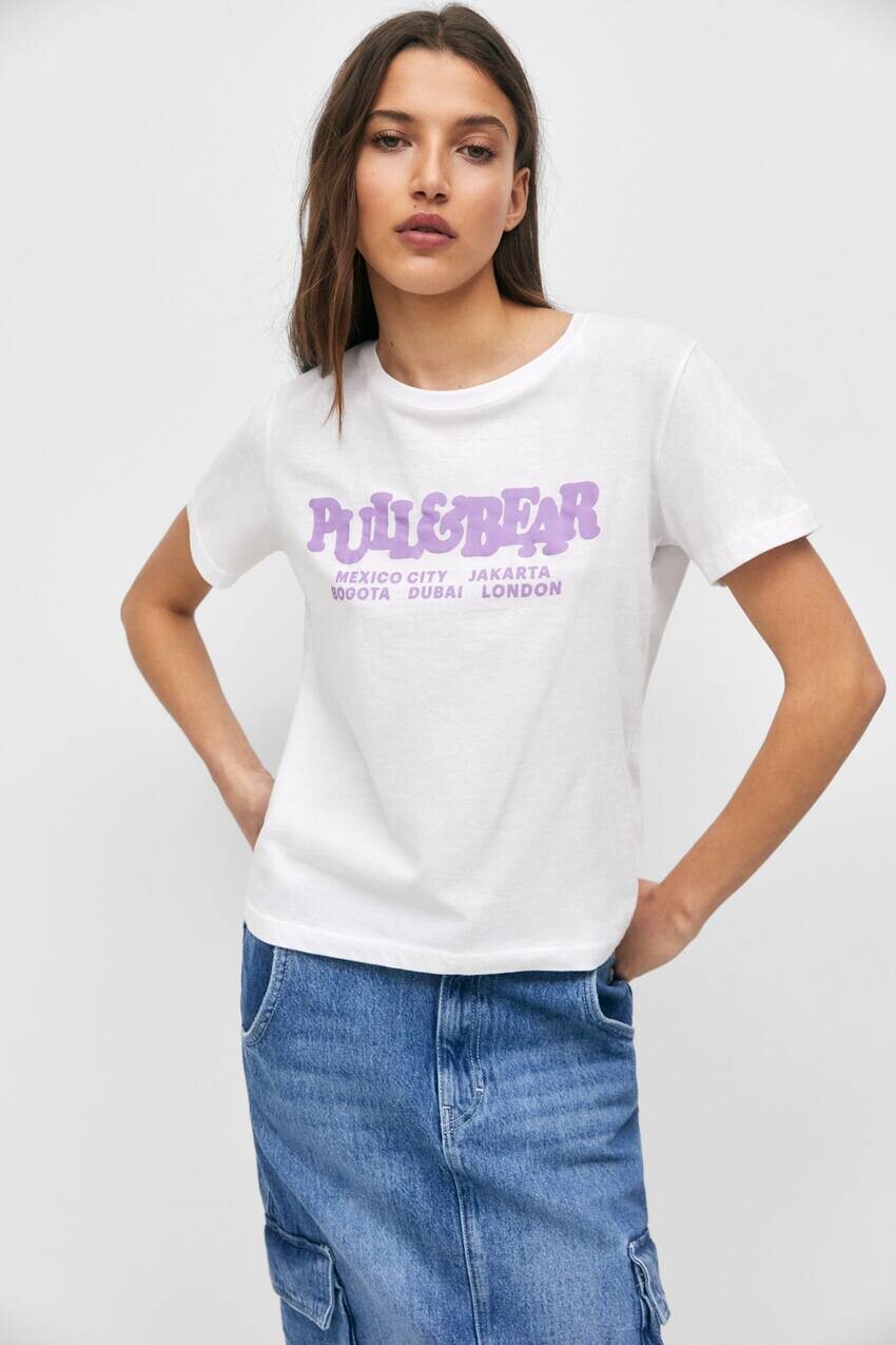 

Футболка с короткими рукавами и логотипом Pull&Bear