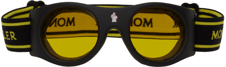 

Черные солнцезащитные очки Goggle Moncler