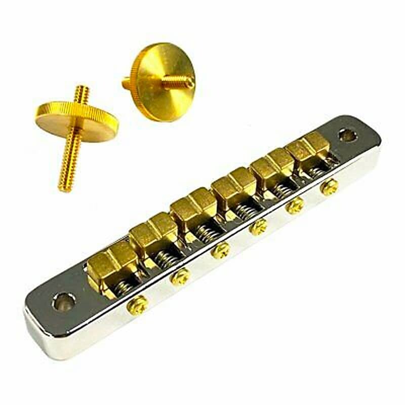 

Двухкомпонентный мост PRS со шпильками и колесиками, золото PRS Two-Piece Bridge with Studs & Thumbwheels