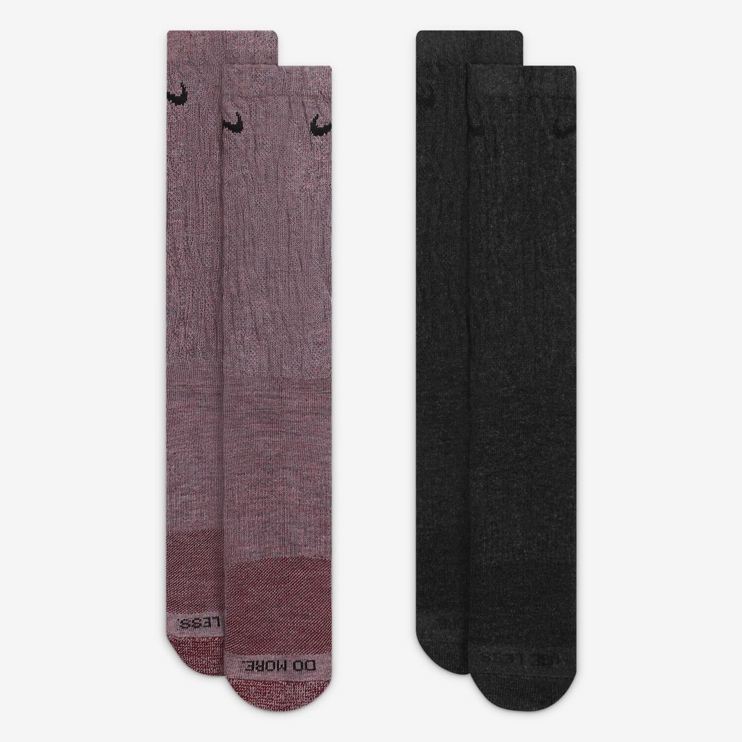 

Носки Nike Everyday Plus Cushioned Crew, 2 пары, сиреневый/черный