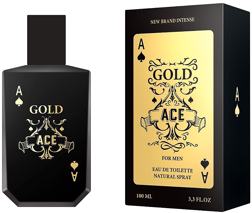 new hot luxury brand gold Туалетная вода New Brand Intense Gold Ace