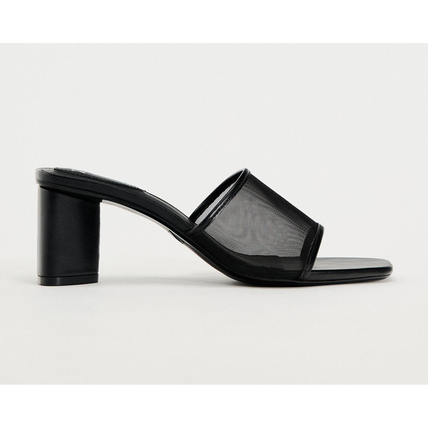Босоножки Zara High-Heel Mesh, черный туфли zara high heel platform чёрный