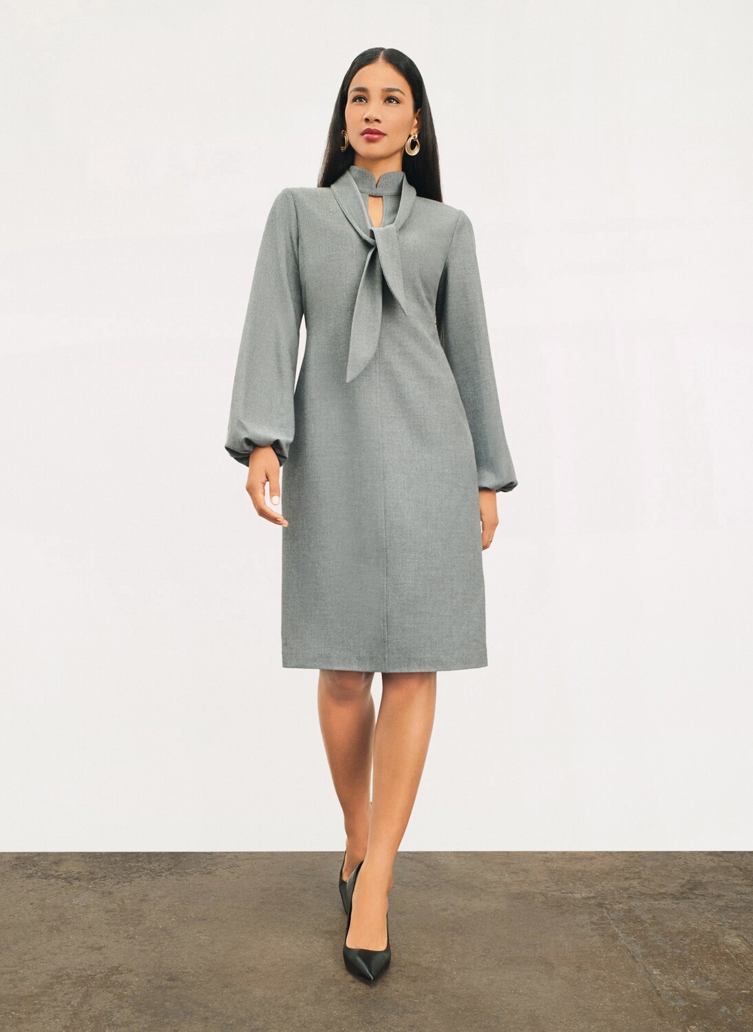 

Платье с завязкой спереди Donna Karan