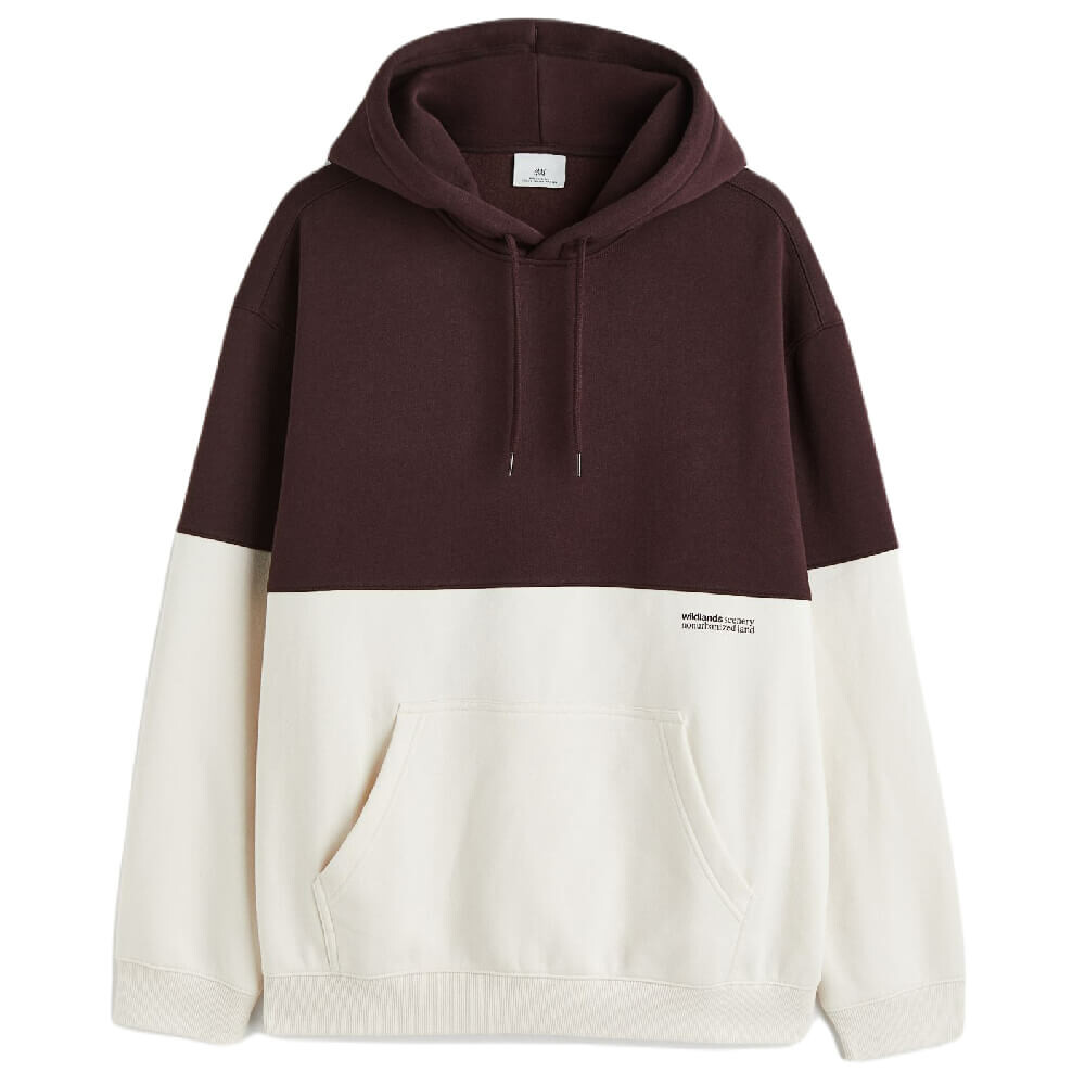 

Худи H&M Regular Fit, бежевый/коричневый
