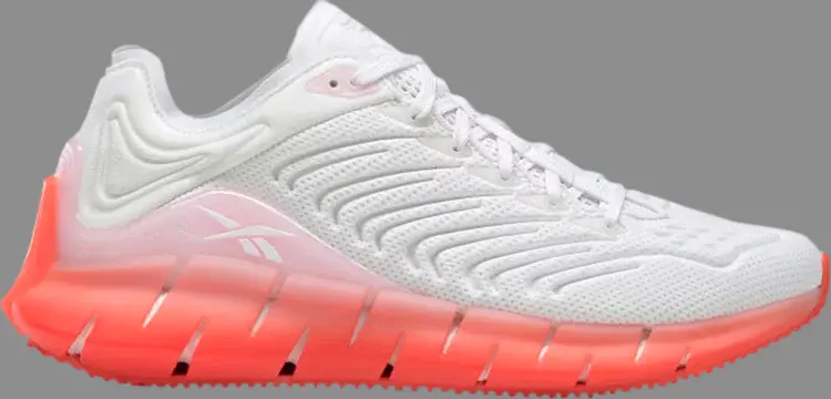 

Кроссовки wmns zig kinetica 'white pixel pink' Reebok, белый