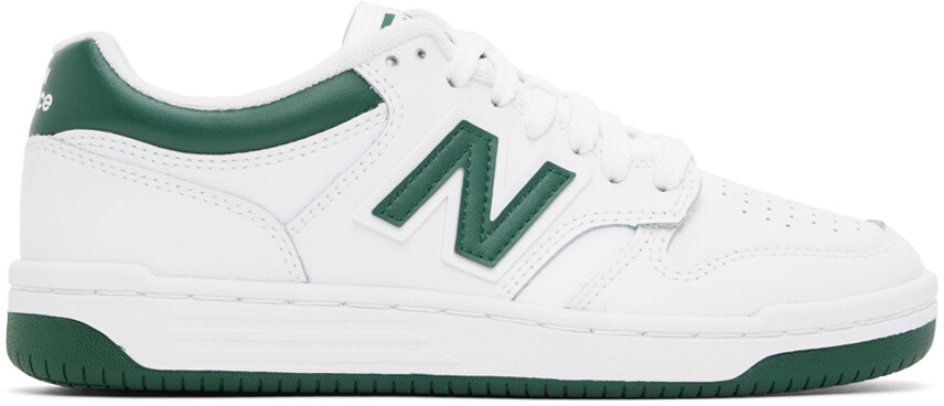 

Бело-зеленые кроссовки 480 New Balance