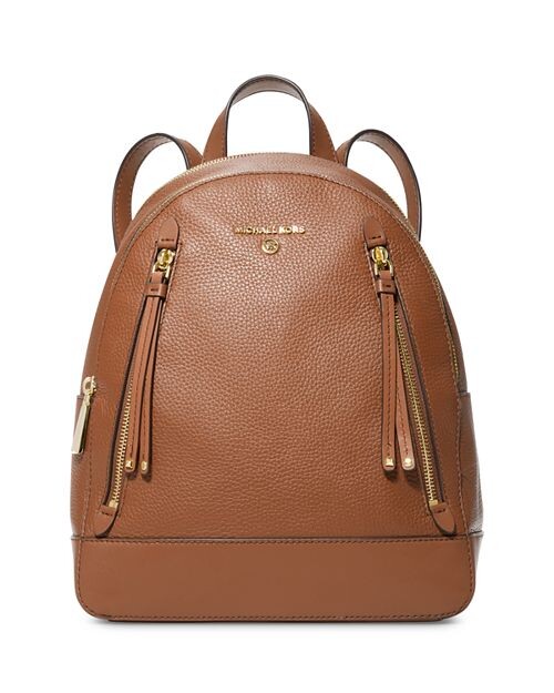 

Кожаный рюкзак Brooklyn среднего размера Michael Kors, цвет Brown