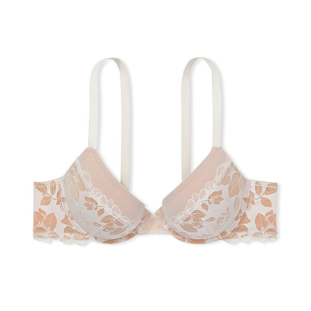 

Бюстгальтер Victoria's Secret Angelight Lace Push-Up, кремовый/бежевый
