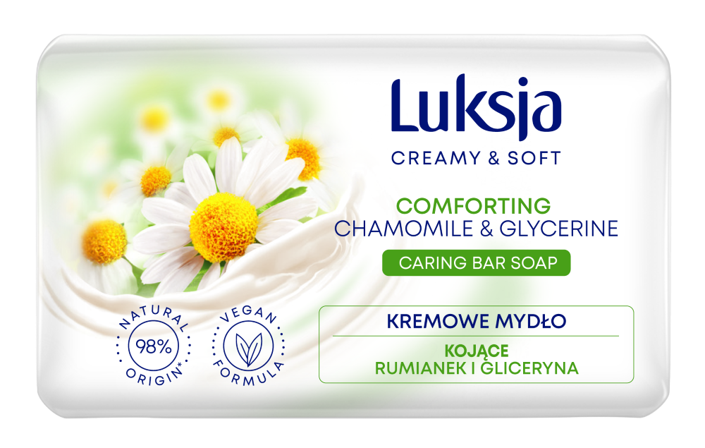 Luksja Chamomile кусковое мыло, 90 г цена и фото