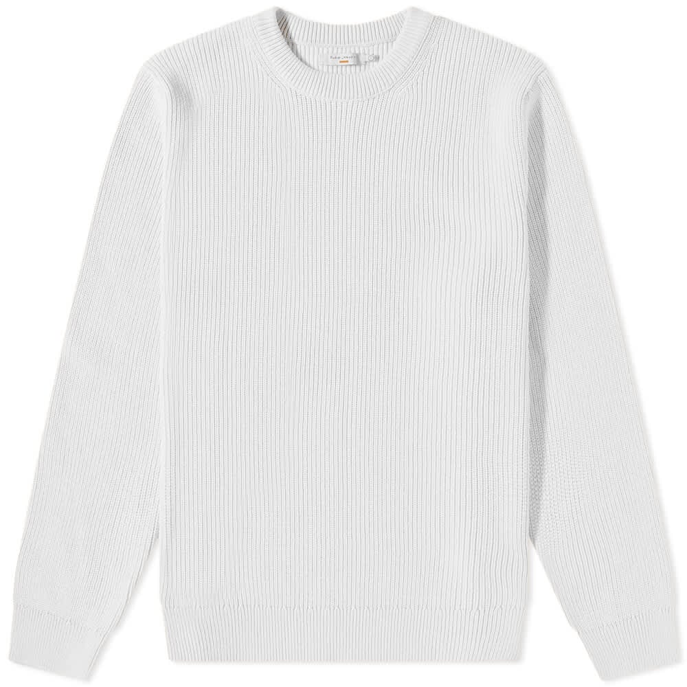 

Джемпер Nudie August Rib Wool Knit, Белый