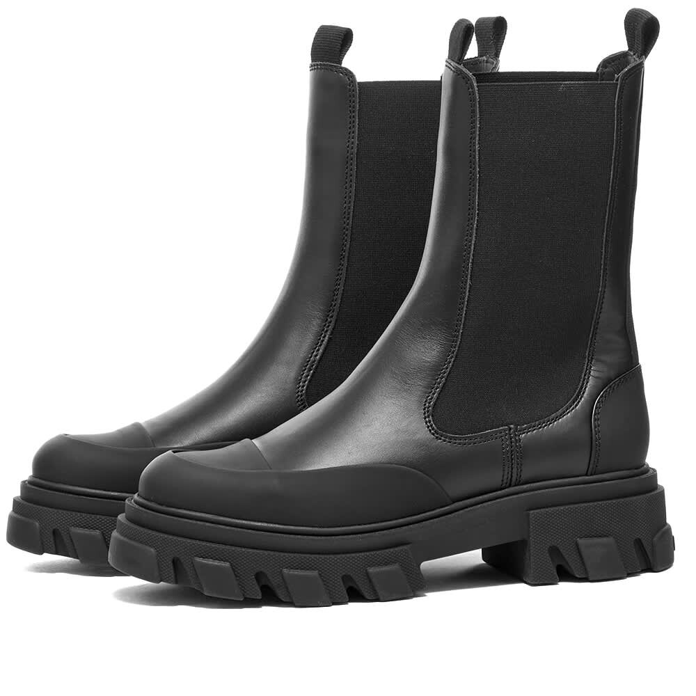 

Ботильоны GANNI Mid Length Leather Ankle Boot