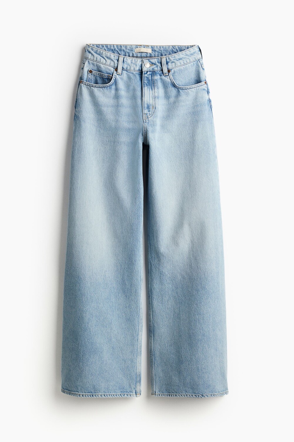 

Джинсы H&M Wide High, голубой