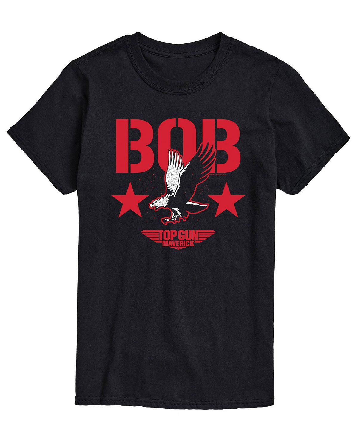 Мужская футболка top gun maverick bob AIRWAVES, черный